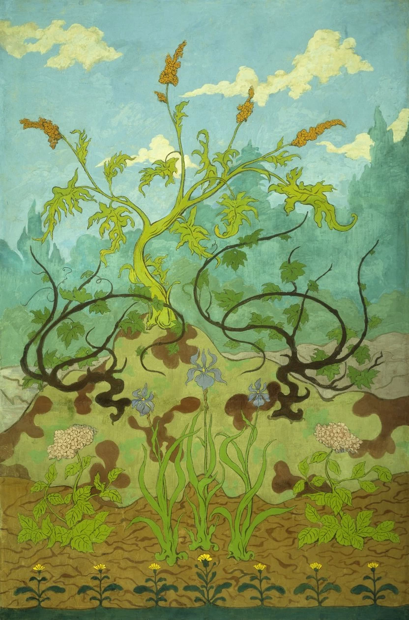 Goldenrod e Malva Iris, 1899